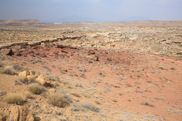 Wasteland near Capitol Reef National Park in Utah, USA