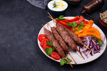 Lula kebab, Traditional Turkish or Caucasian dish