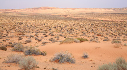 Wasteland near Capitol Reef National Park in Utah, USA