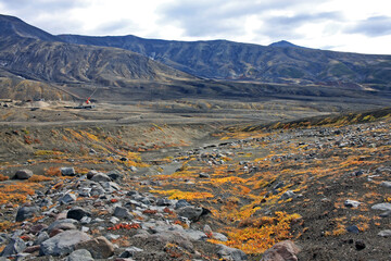 Mountains on the Kamchatka Peninsula, Russia