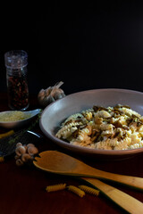 Macarrão com cogumelos