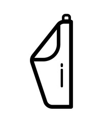 urinal outline icon set