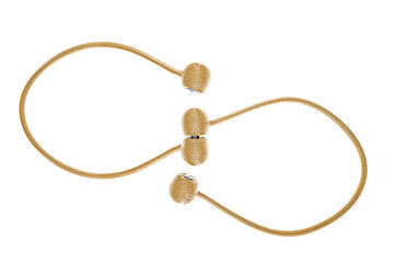 Fototapeta premium Magnetic Curtain Tiebacks clip curtain, on a white background
