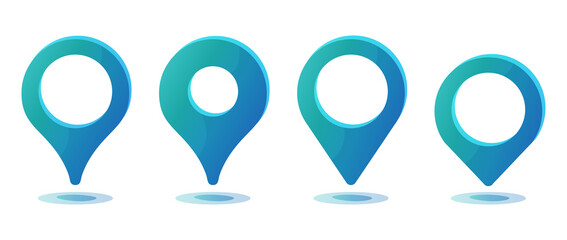 Map location pointers with gradient