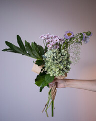 bouquet of lilac flowers