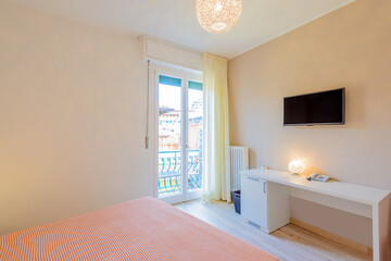 Beautiful and modern home and hotel bedroom interior design.