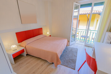 Beautiful and modern home and hotel bedroom interior design.