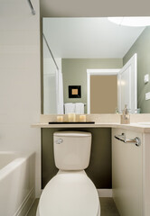 Fragment of a luxury bathroom