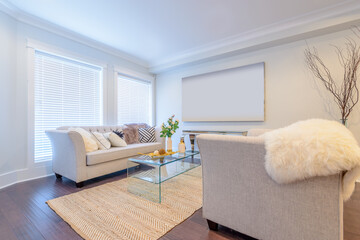 Fototapeta na wymiar Interior design of a luxury living room