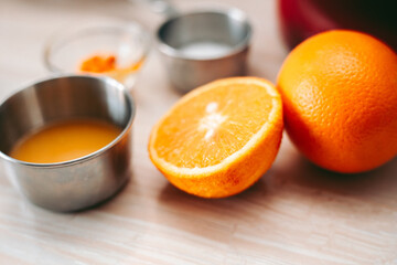 The baking process of baking pies and cookies in the kitchen