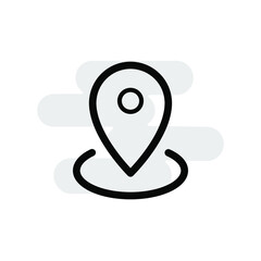 Obraz premium Location pin icon template