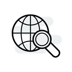 Magnifying icon template