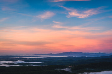 Fototapeta premium Sunrise over the mountains