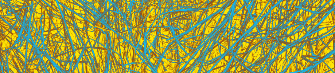 Obraz premium abstract bright blue and yellow colors background for design