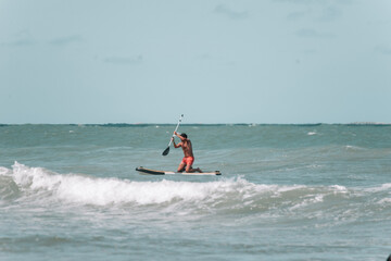 Fototapeta na wymiar surfer in action