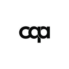 cqa letter original monogram logo design