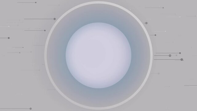 4K Seamless loop Bright modern abstract with grey and white color moving geometric shapes on the white background. Seamless loop