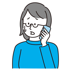 通話をする女性