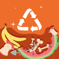 trash organic waste