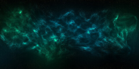 nebulosa com estrelas em céu profundo