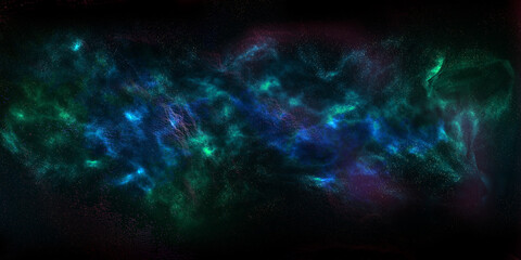 nebulosa com estrelas em céu profundo