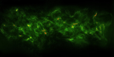 nebulosa com estrelas em céu profundo