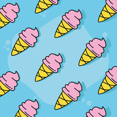 Ice creams background