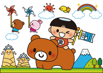 こどもの日 金太郎 かわいい