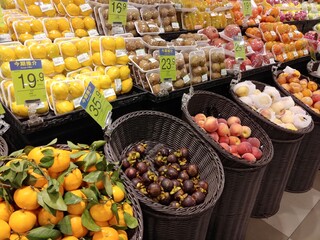 마카오 마트의 과일