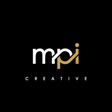 MPI Letter Initial Logo Design Template Vector Illustration