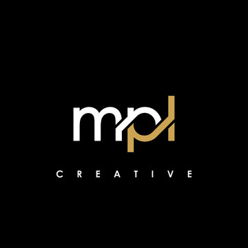 MPL Letter Initial Logo Design Template Vector Illustration