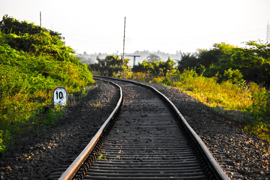 railway in the countryside