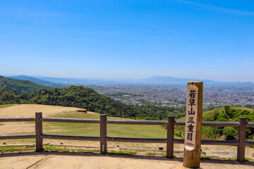 奈良・若草山の山頂