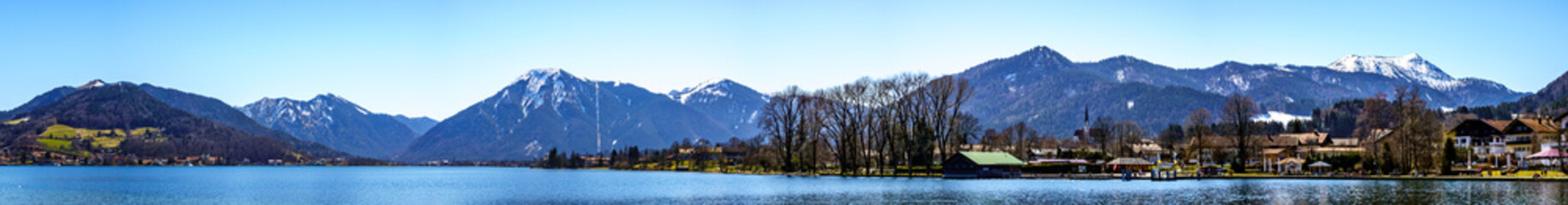 landscape at the lake tegernsee
