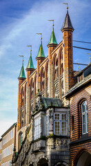 old town of lubeck in germany