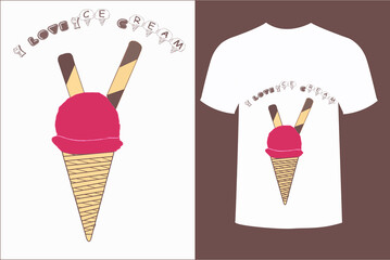 ice cream t shirt