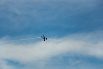 Aerobatic Team Perform above the sky