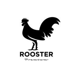 Fototapeta na wymiar Rooster icon logo design template Vector Illustration