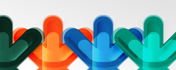 Abstract glossy crosses background for business or technology presentations, internet posters or web brochure covers