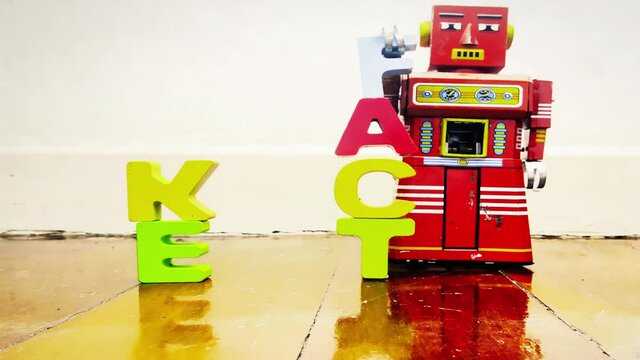 FAKE FACT with retro robot 