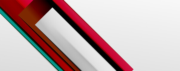 Color abstract lines trendy geometric background for business or technology presentation, internet poster or web brochure cover, wallpaper