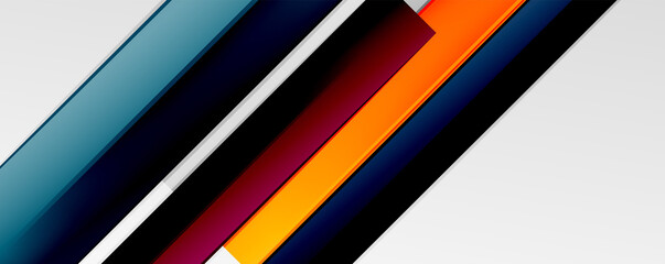 Color abstract lines trendy geometric background for business or technology presentation, internet poster or web brochure cover, wallpaper
