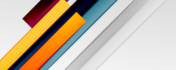 Color abstract lines trendy geometric background for business or technology presentation, internet poster or web brochure cover, wallpaper