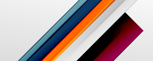 Color abstract lines trendy geometric background for business or technology presentation, internet poster or web brochure cover, wallpaper