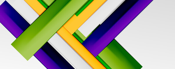 Multicolored lines background. Design template for business or technology presentations, internet posters or web brochure covers