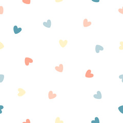 seamless pattern with hearts