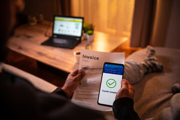 Mobile phone with QR pay app