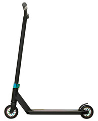 Stunt scooter isolated on a white background.