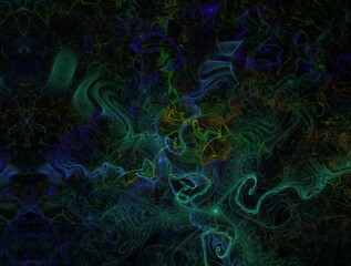 Imaginatory fractal background generated Image