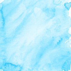 Obraz premium blue watercolor background